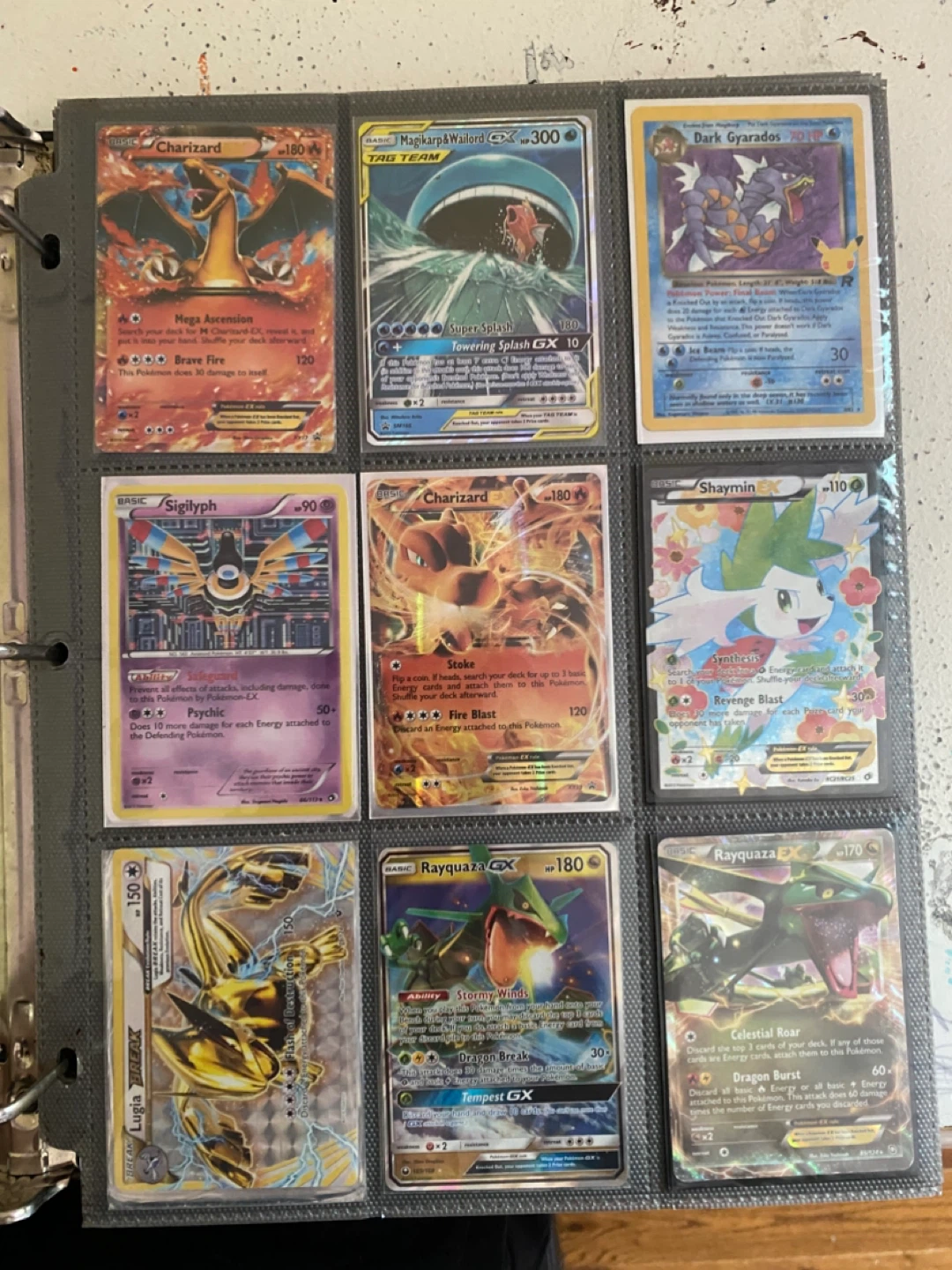 Assorted Pokemon Cards Binder
