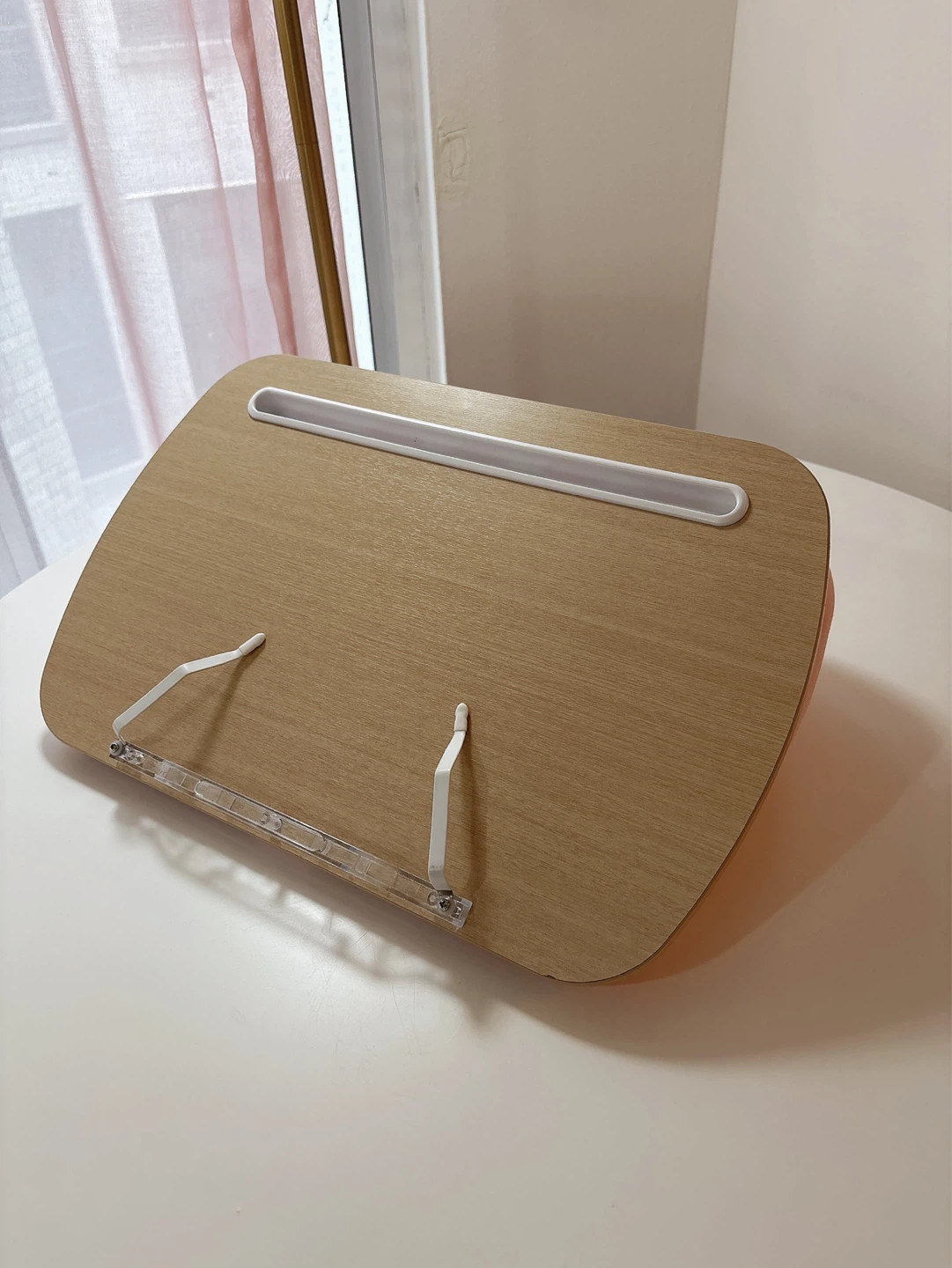 Pink Lap Beanbag Book Stand ⚽️