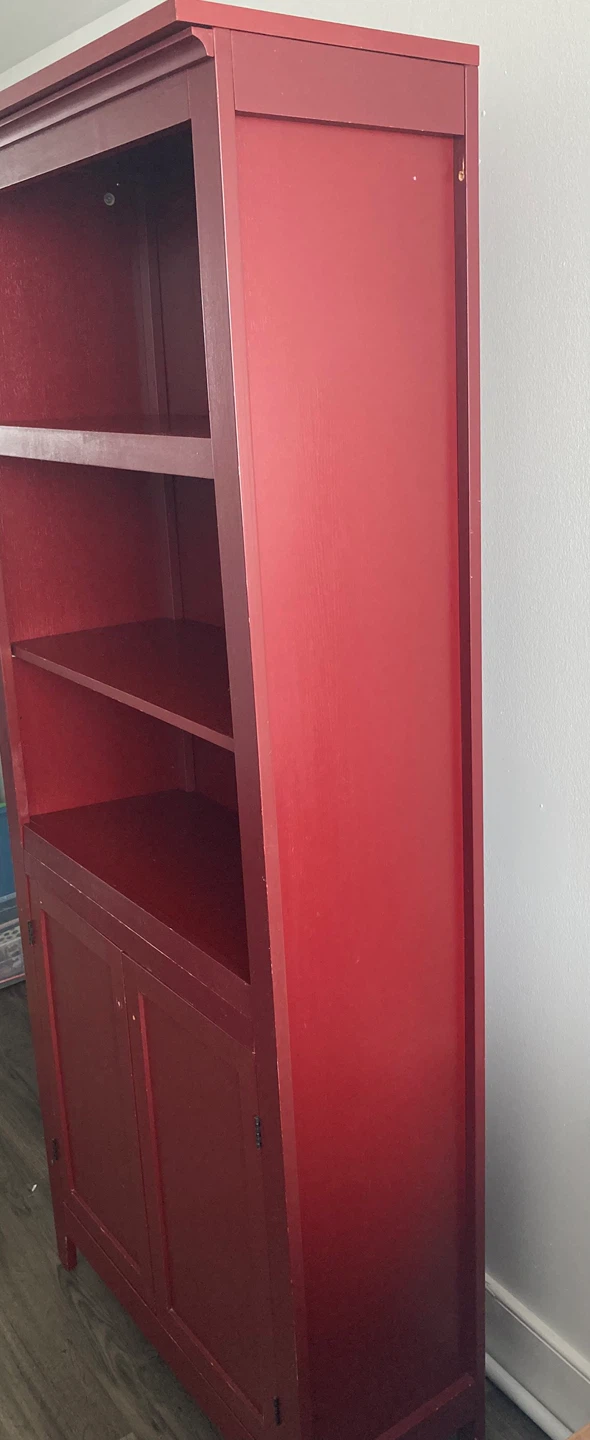 Red Maroon Bookcase / Bookshelf - photo 5