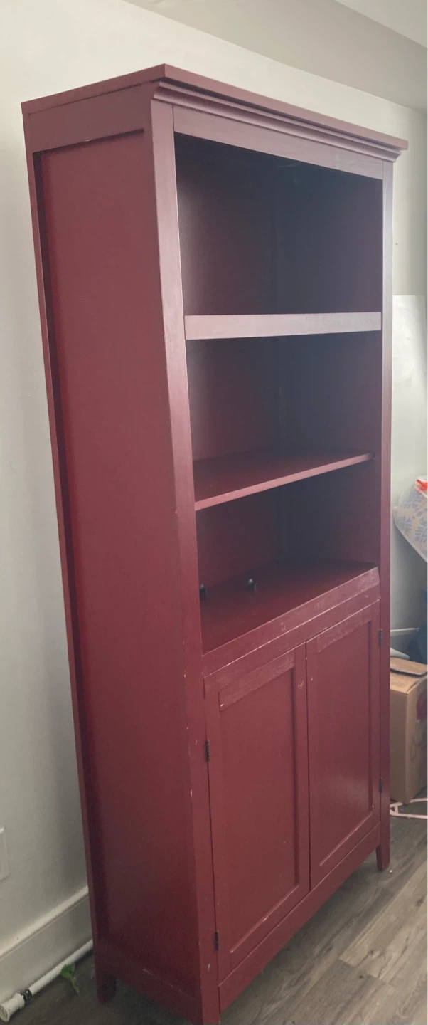Red Maroon Bookcase / Bookshelf - photo 3