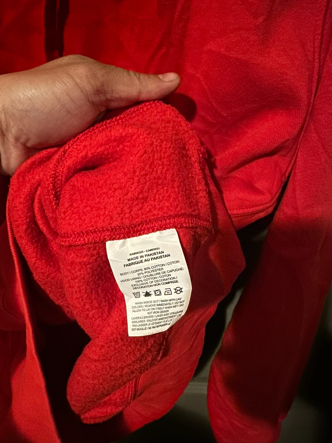 Nike Red Just Do It Hoodie - photo 3
