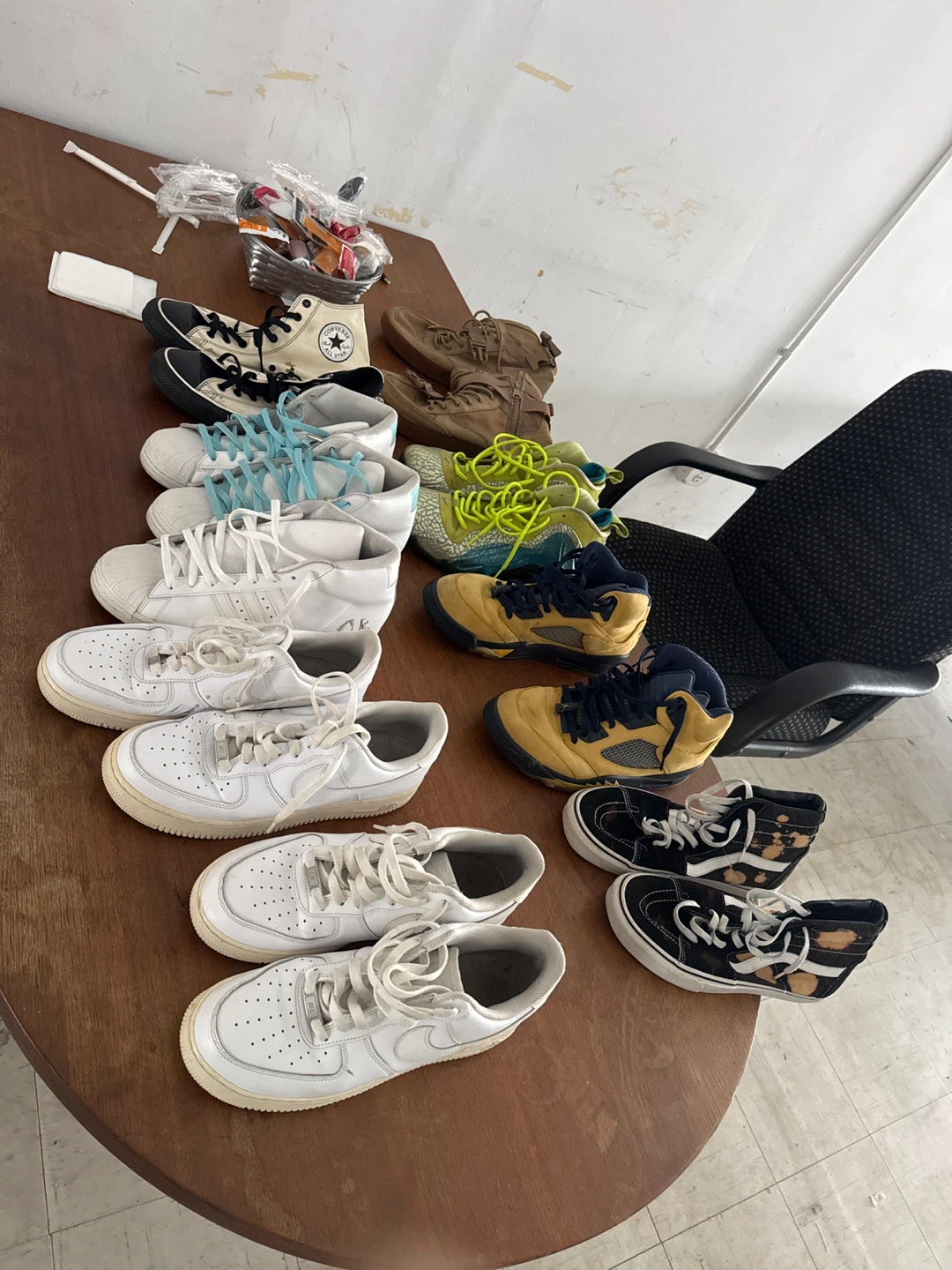Assorted Sneakers Bundle - Nike, Converse, Vans