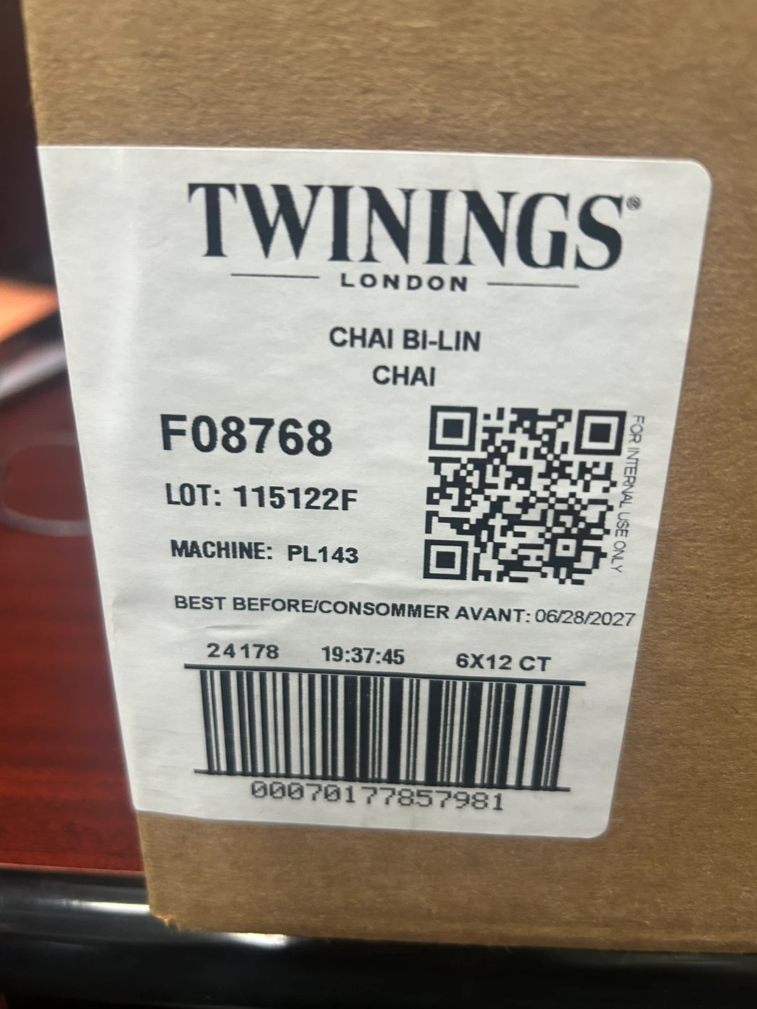 Twinings Chai Flavoured Black Tea K-Cups (12 Count) - photo 2