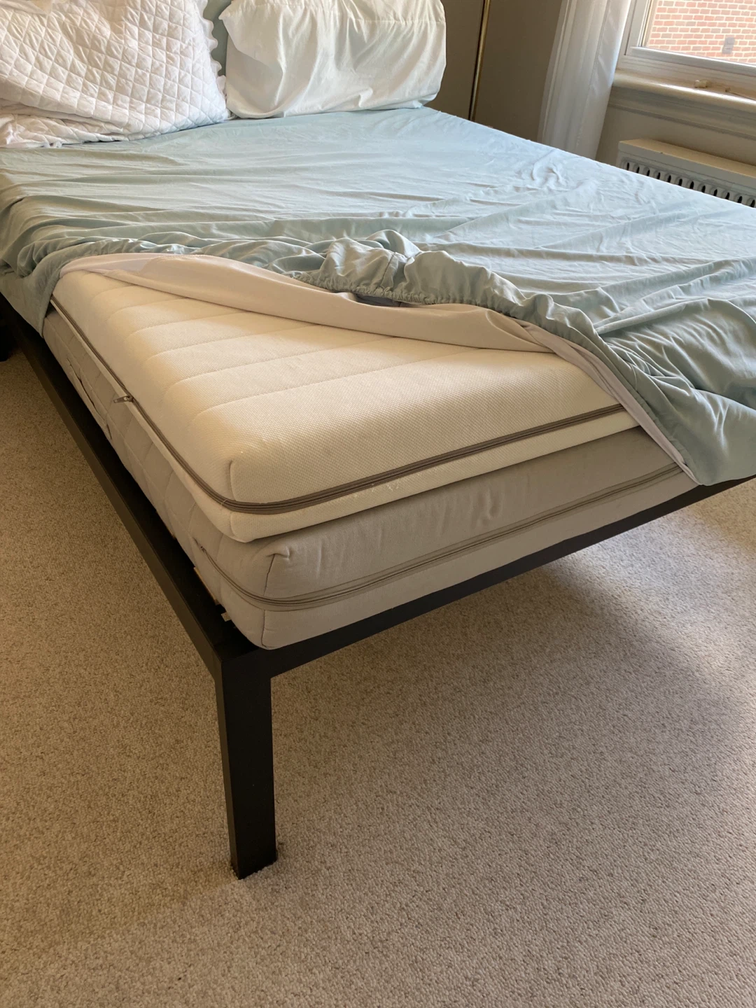 IKEA Mattress Base and Topper