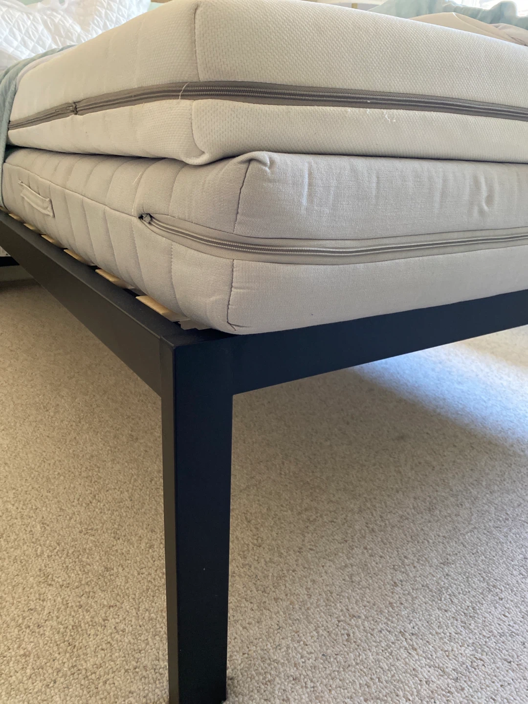 IKEA Mattress Base and Topper - photo 2