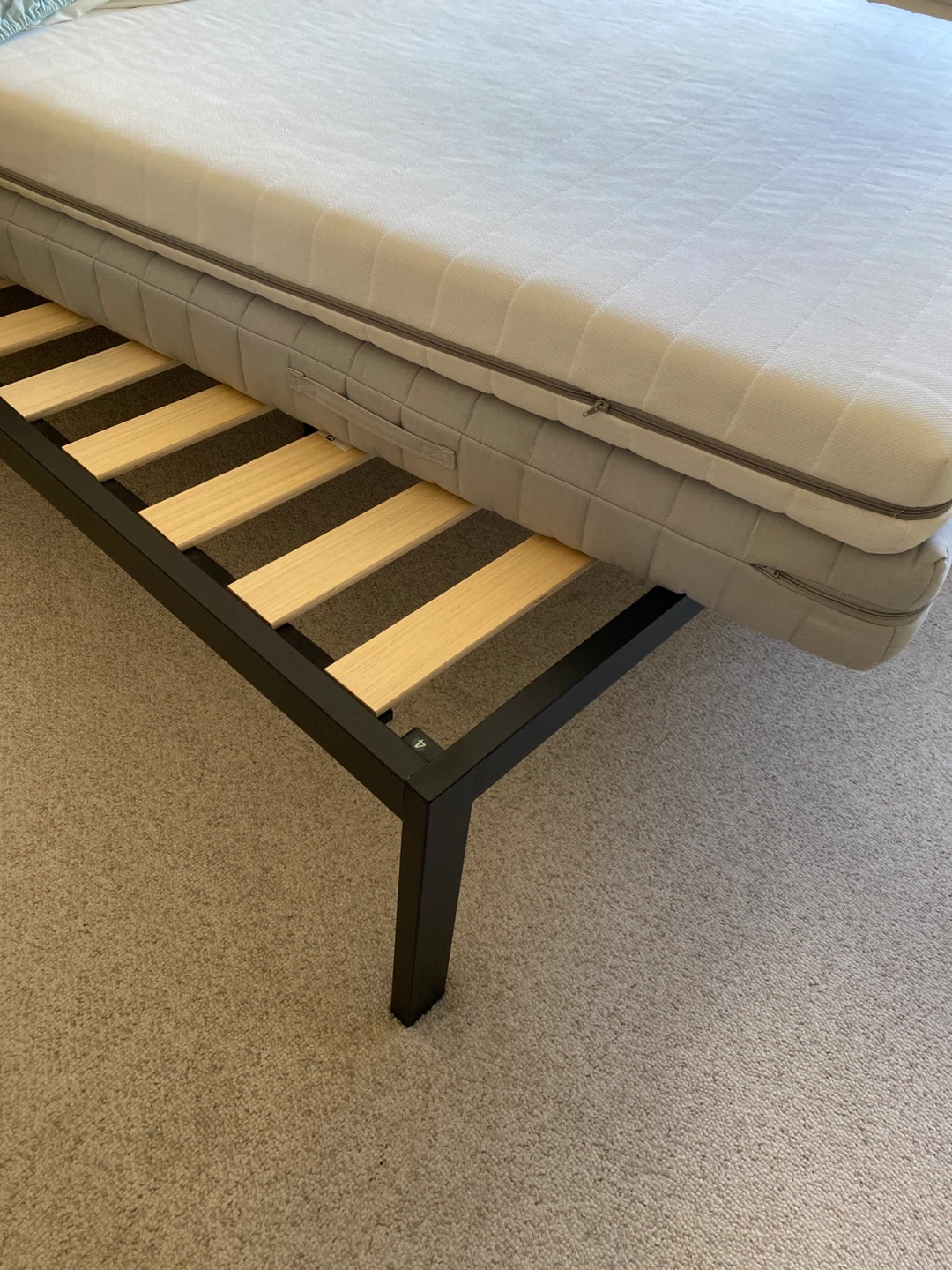 IKEA Mattress Base and Topper - photo 4