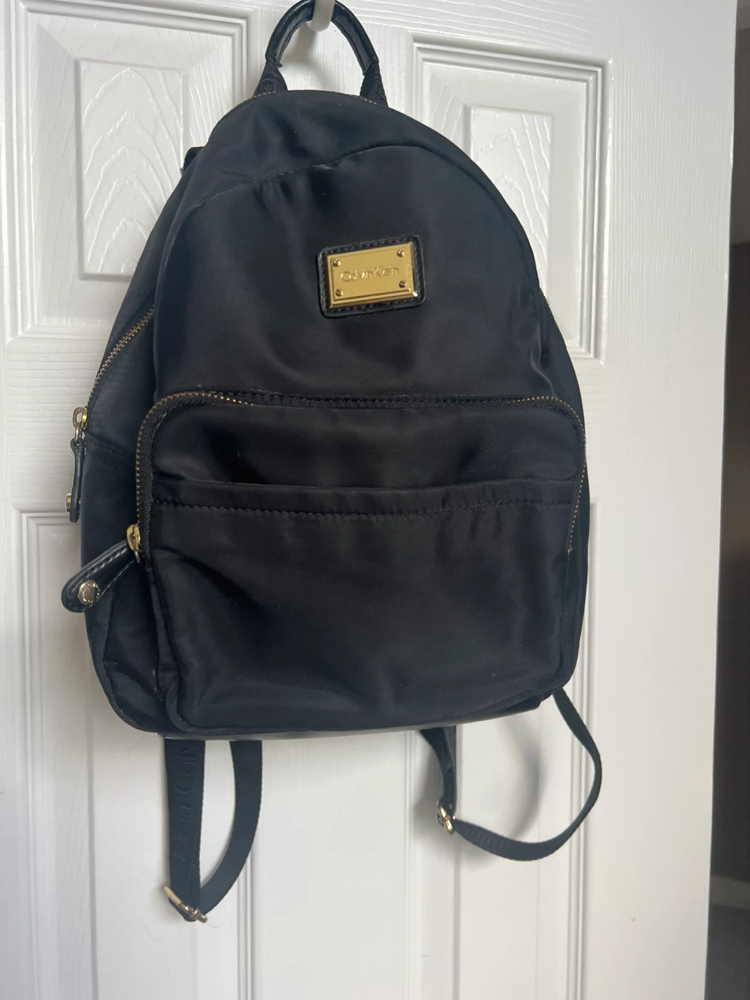 Calvin Klein Black Nylon Backpack