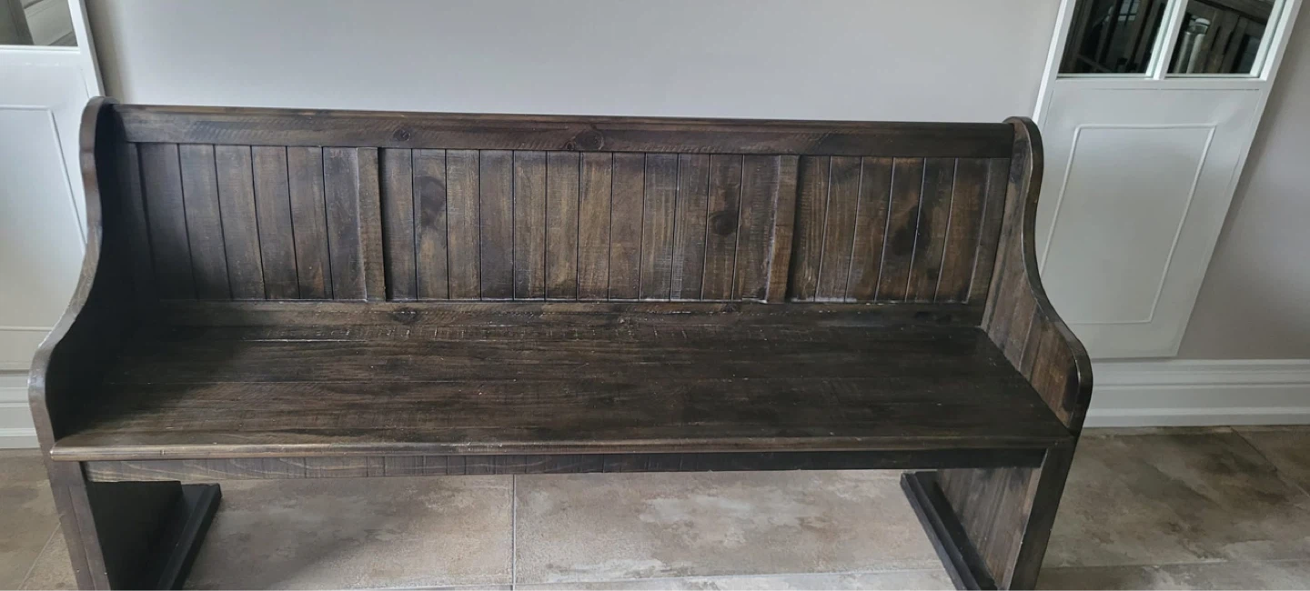 Wood Bench - photo 3