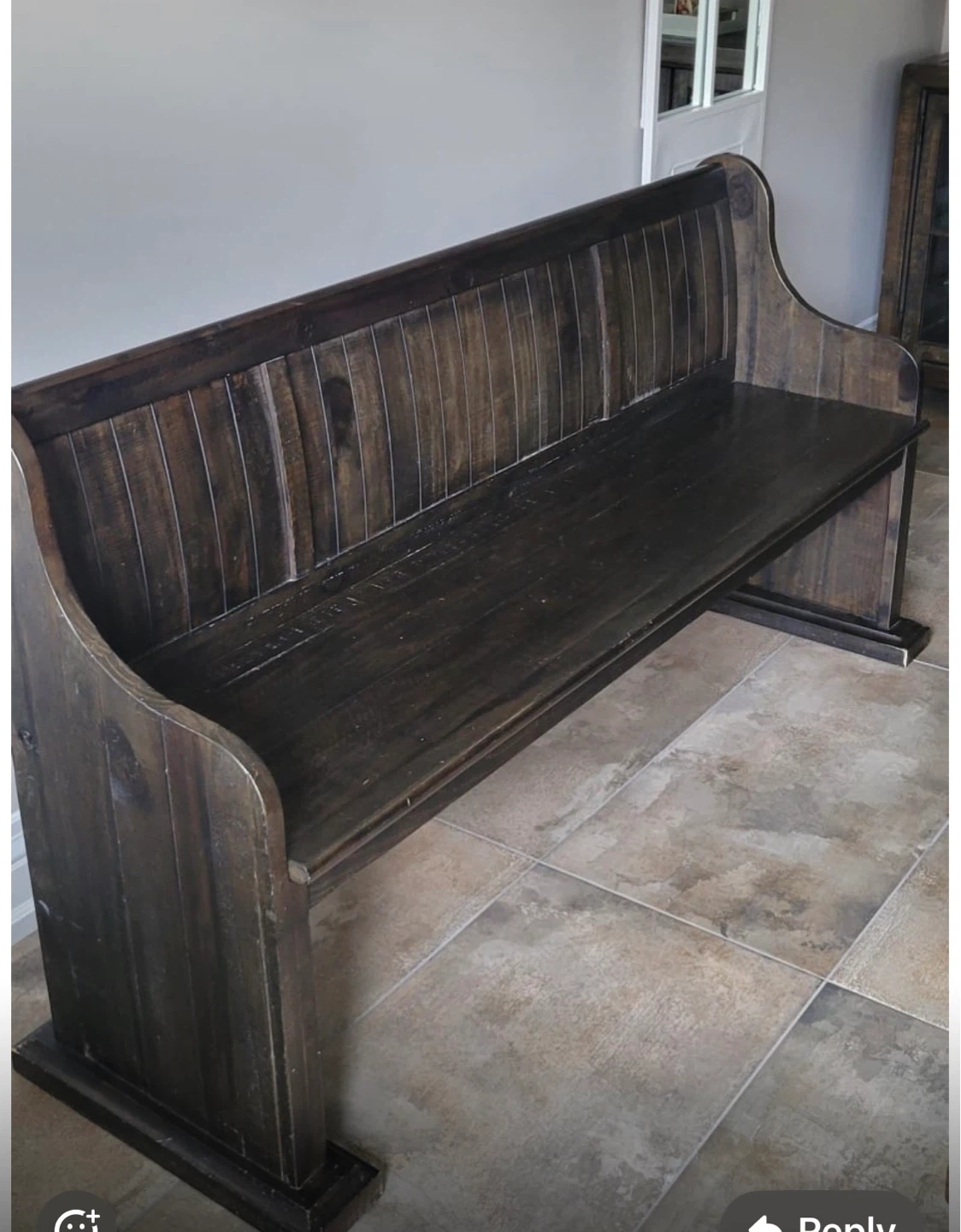 Wood Bench