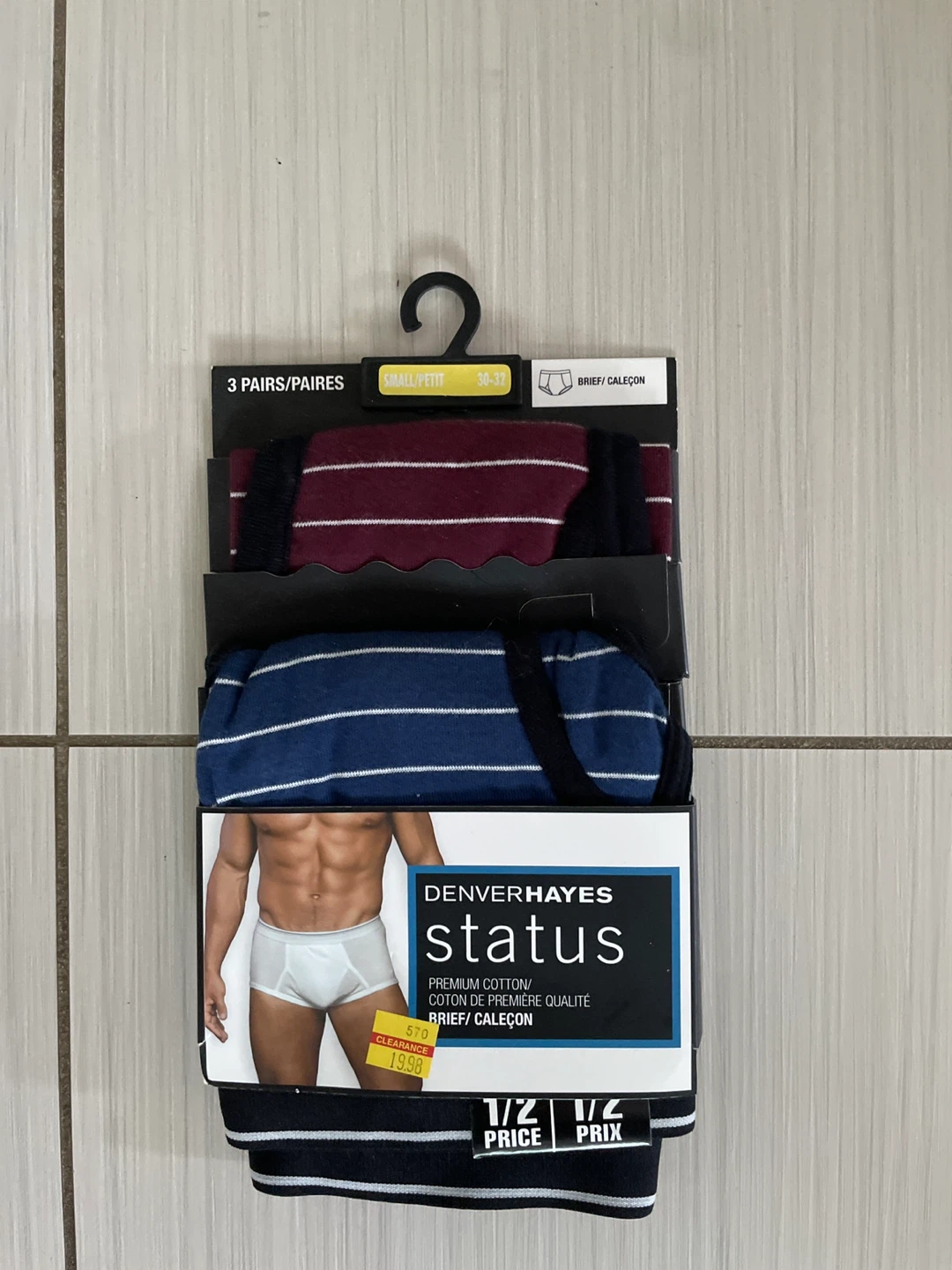 ⚽️Denver Hayes Status Premium Cotton Briefs (3 Pack)