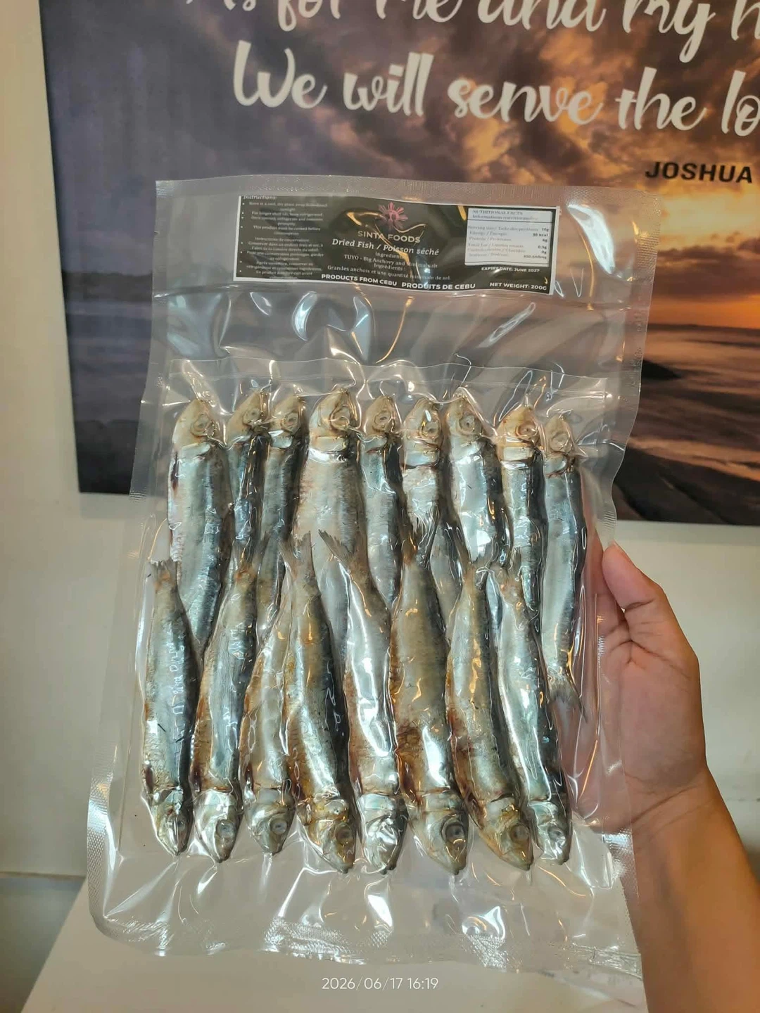 Dried fish from Philippines