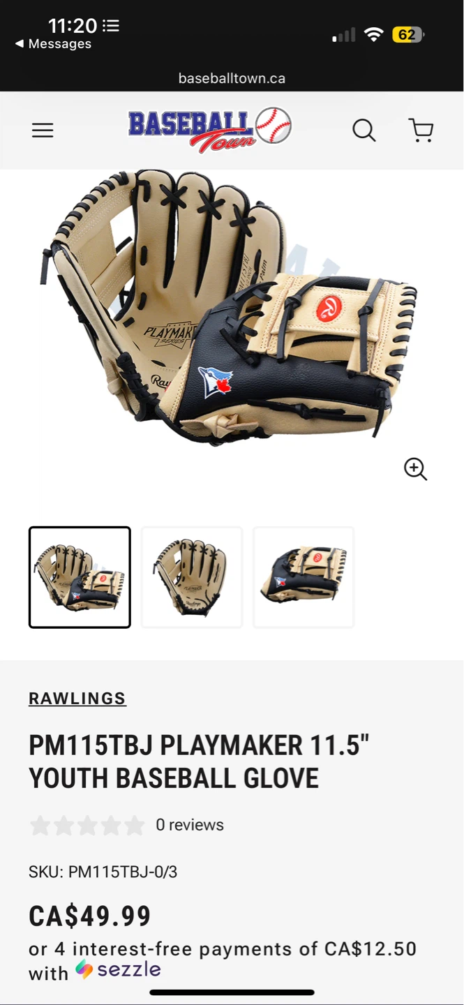 Rawlings Playmaker Youth Baseball Glove - photo 3