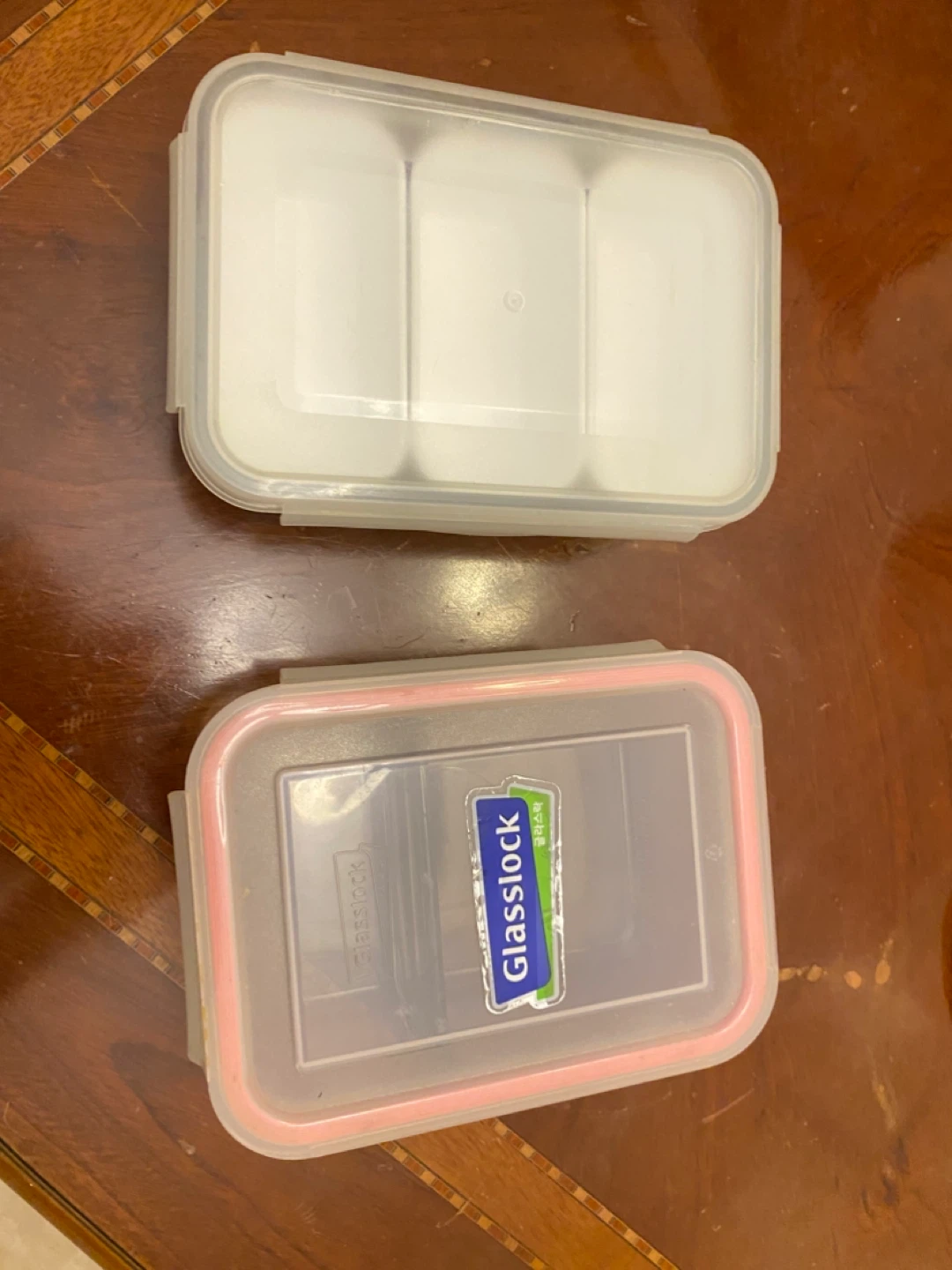 Glasslock 3-Compartment Food Container