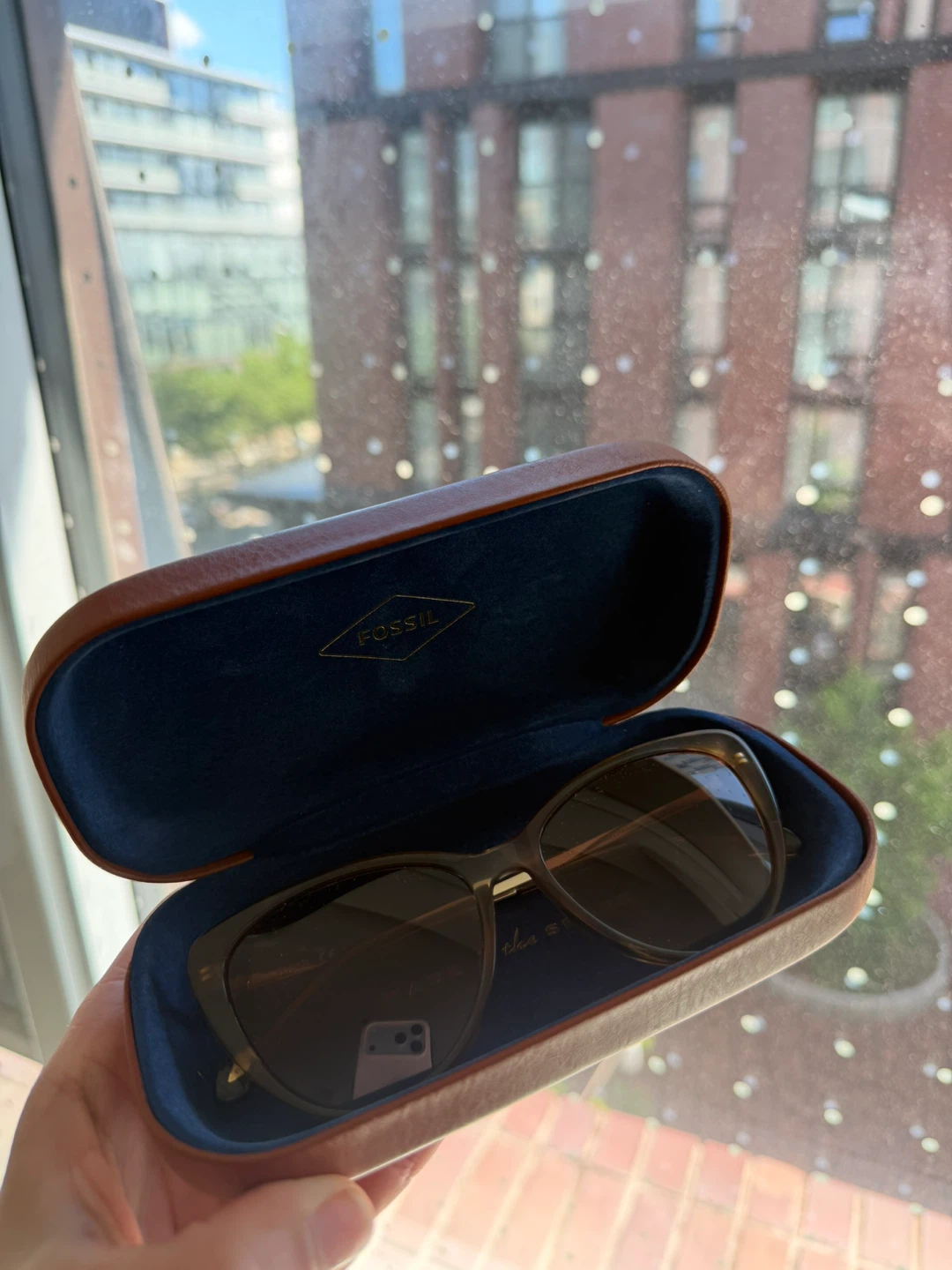 Fossil Sunglasses with Case