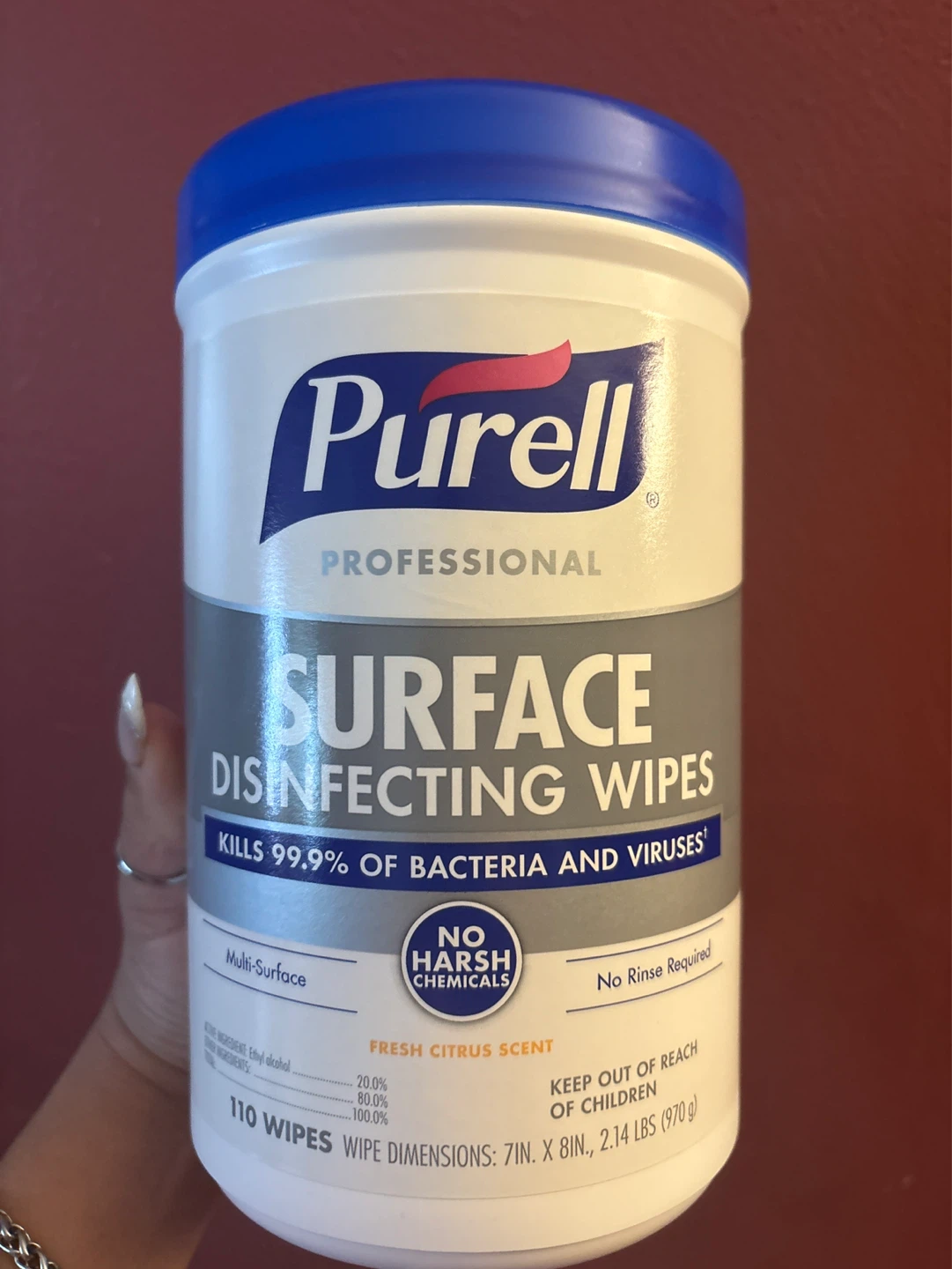 ⚽️Purell Professional Surface  Disinfecting Wipes (110 Count) - photo 4
