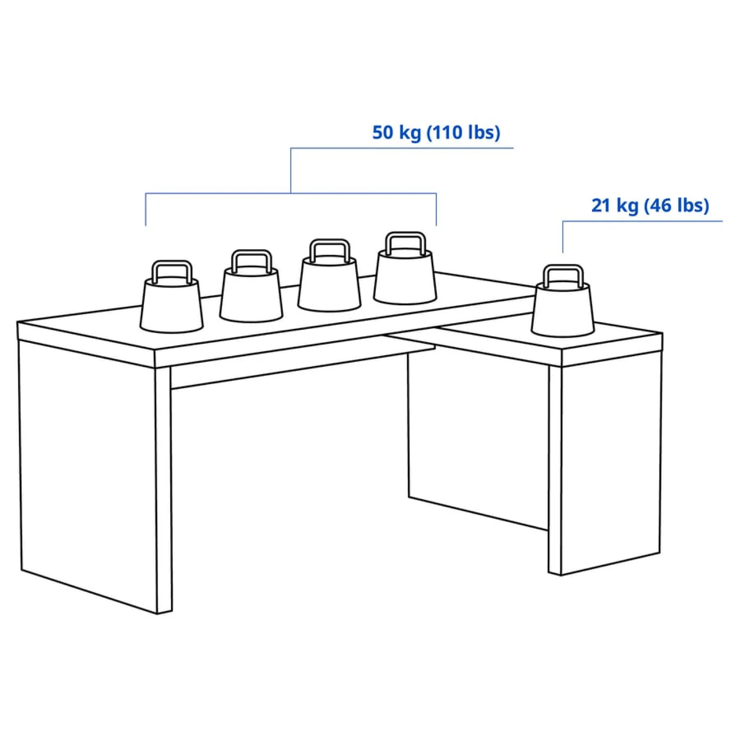 IKEA Desk with Pull-Out Panel - photo 4