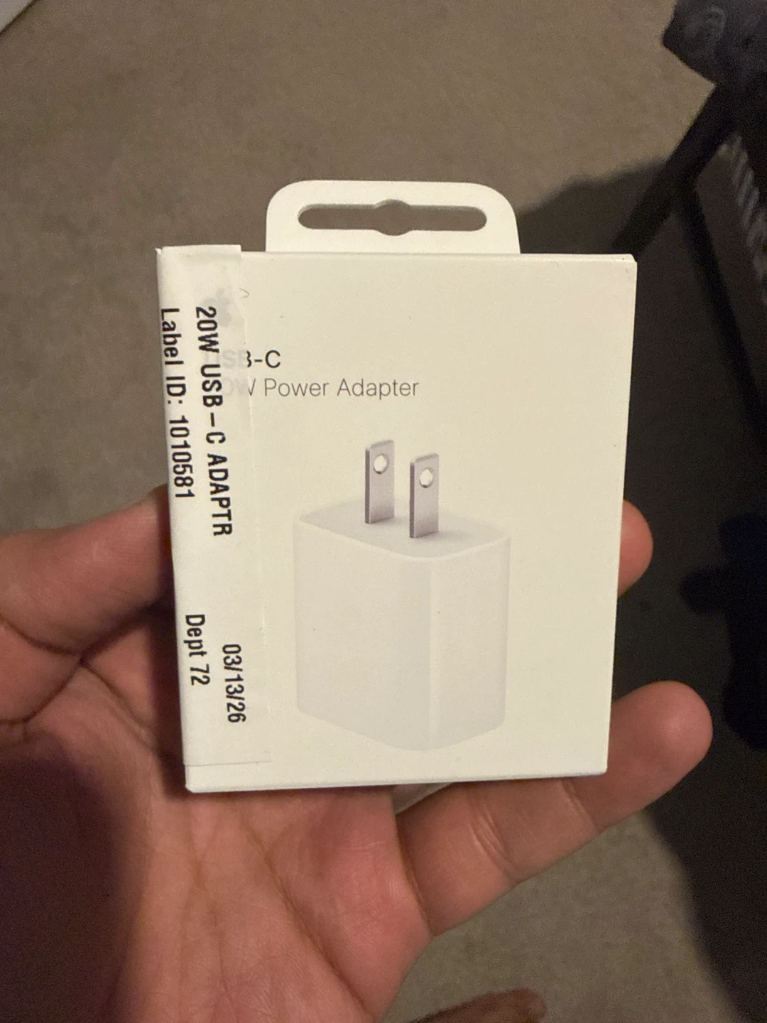 Apple 20W USB-C Power Adapter