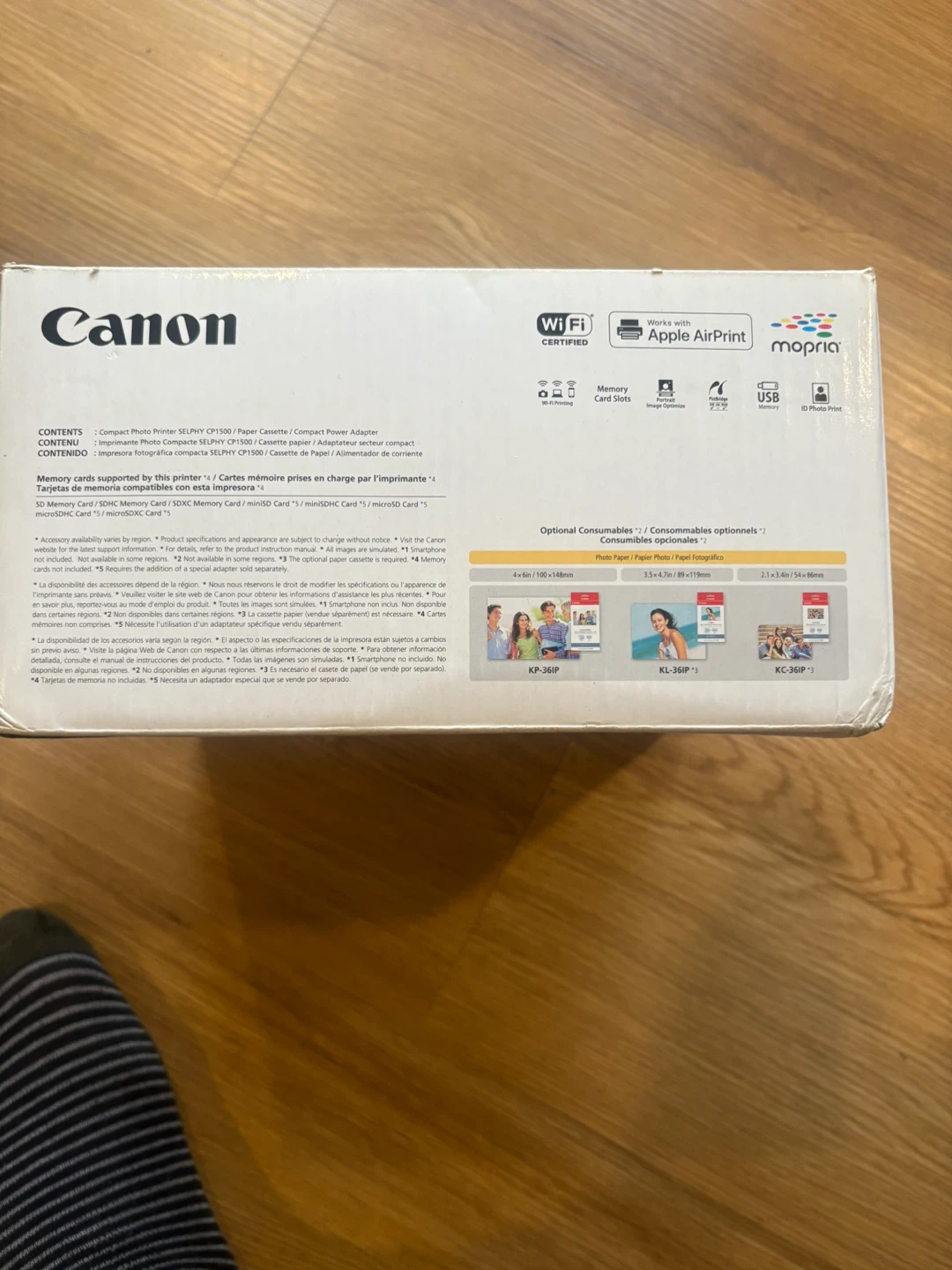 Canon SELPHY CP1500 Compact Photo Printer - photo 2