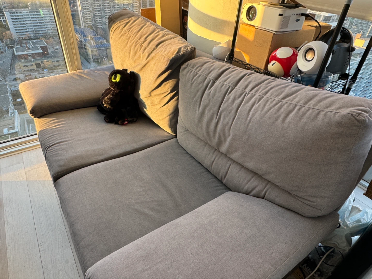 Grey Sofa Removable Cover - photo 2