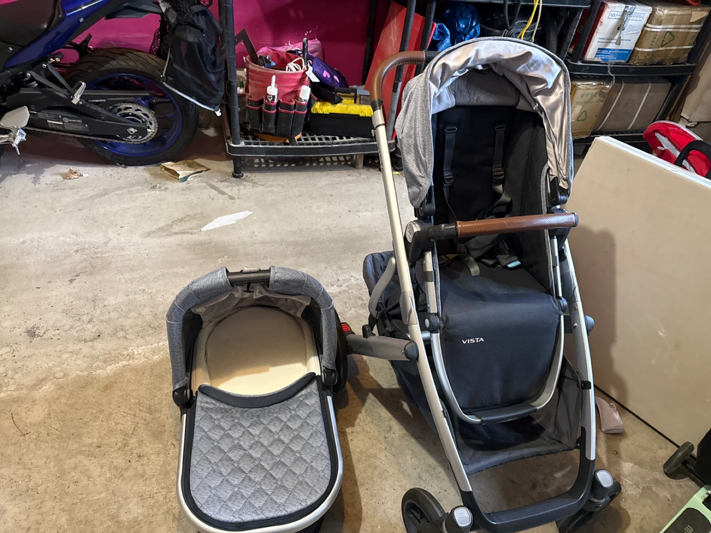 UPPAbaby Vista Stroller with Bassinet