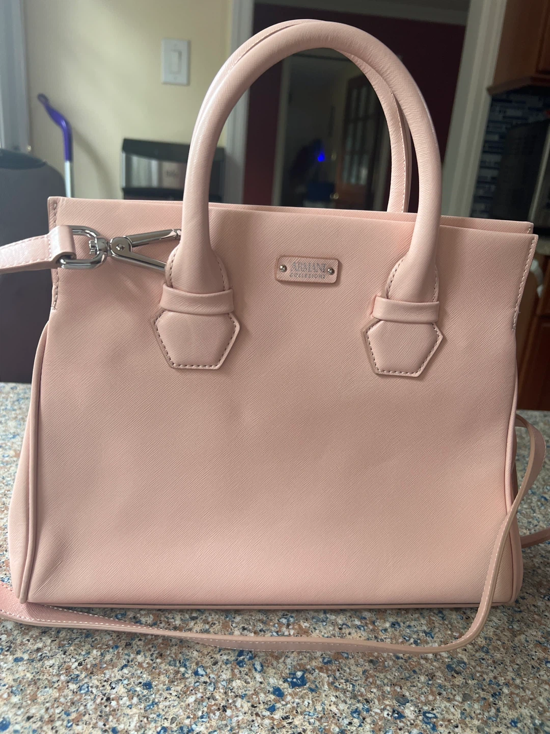 Original and authentic Pink Armani Collezioni Tote Bag