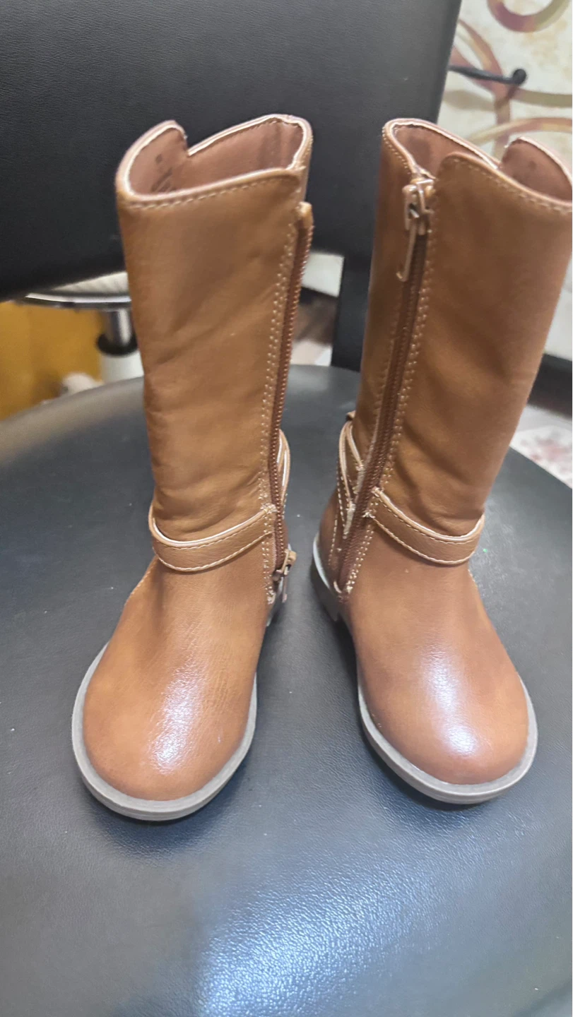 ⚽ Children's Brown Riding Boots Size 6