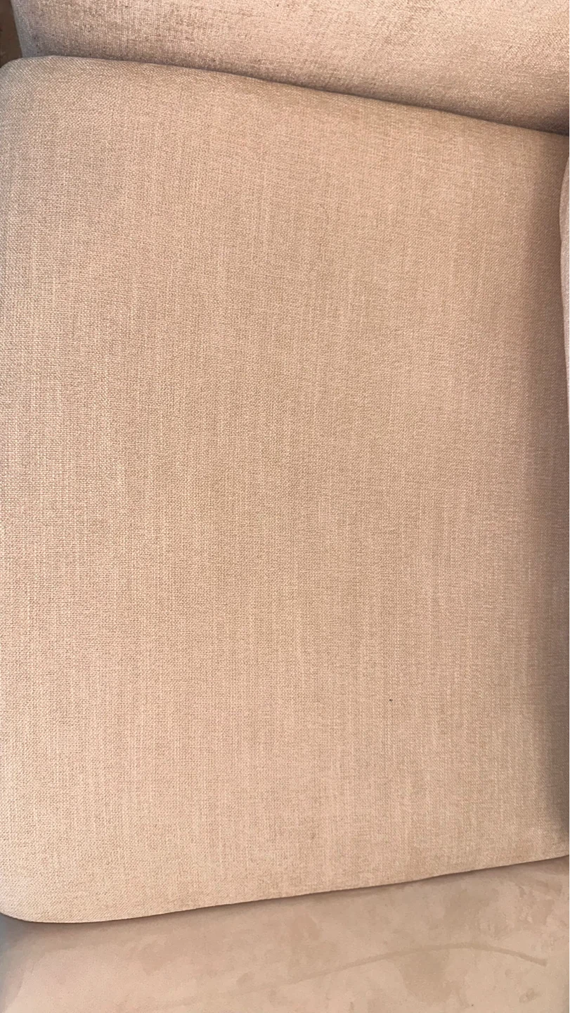 Beige Sectional Sofa with Chaise - photo 5
