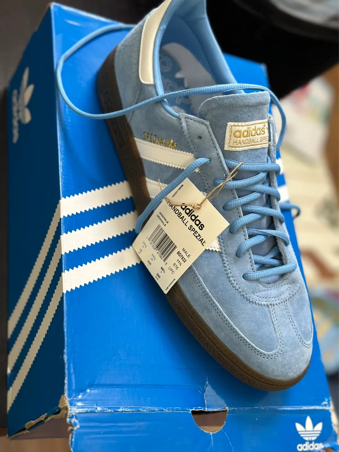 Adidas Handball Spezial Light Blue Sneakers - photo 2
