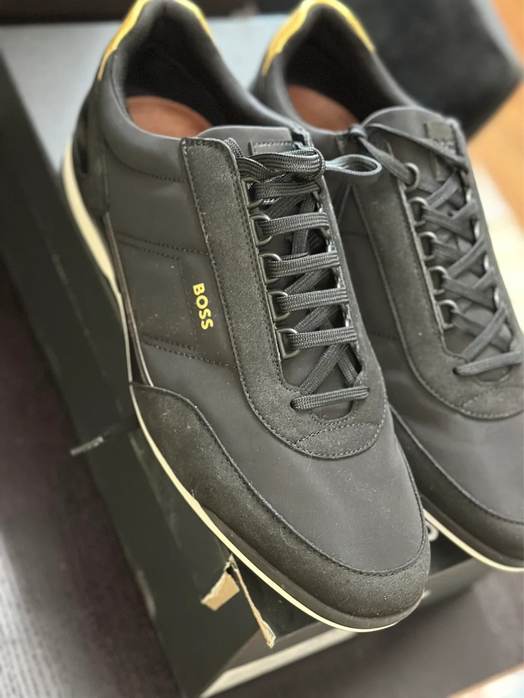 BOSS Saturn Low Top Sneakers Black - photo 4