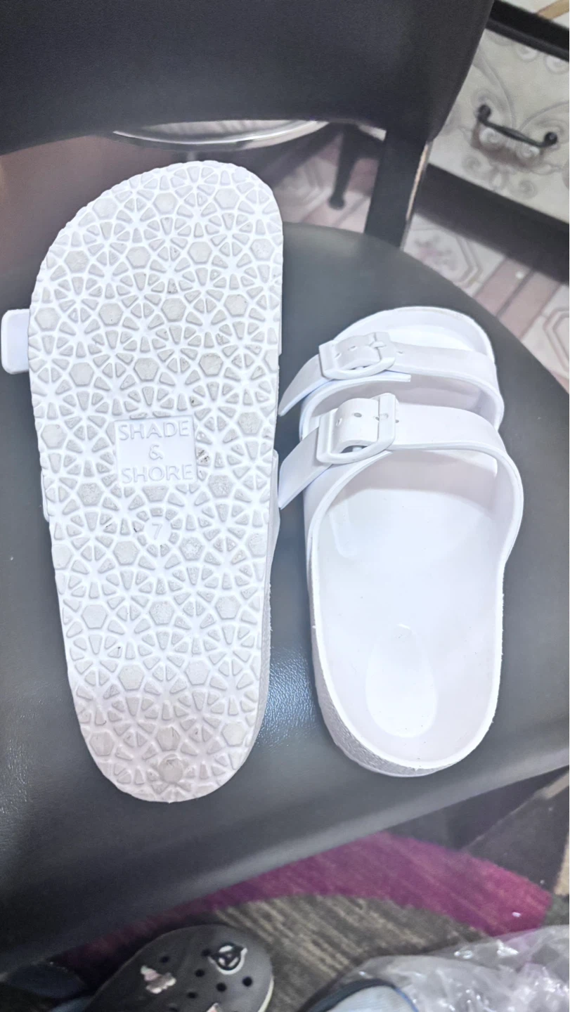 Shade & Shore White Slides - photo 2