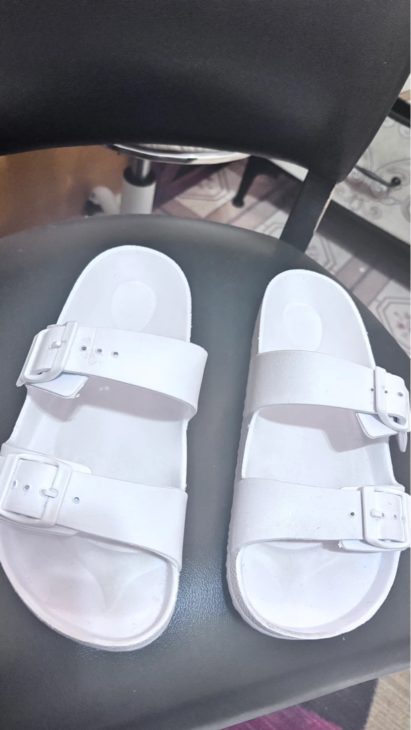 Shade & Shore White Slides