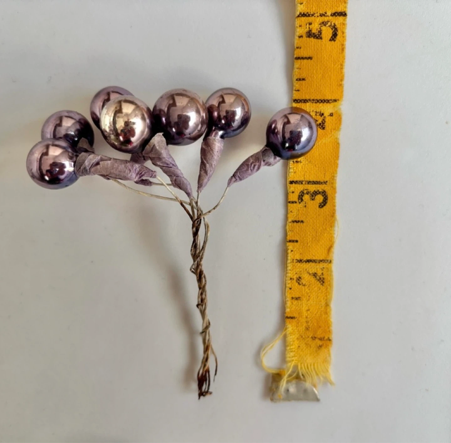 ⚽️Vintage Mercury Glass Christmas Picks/Ornaments - photo 2