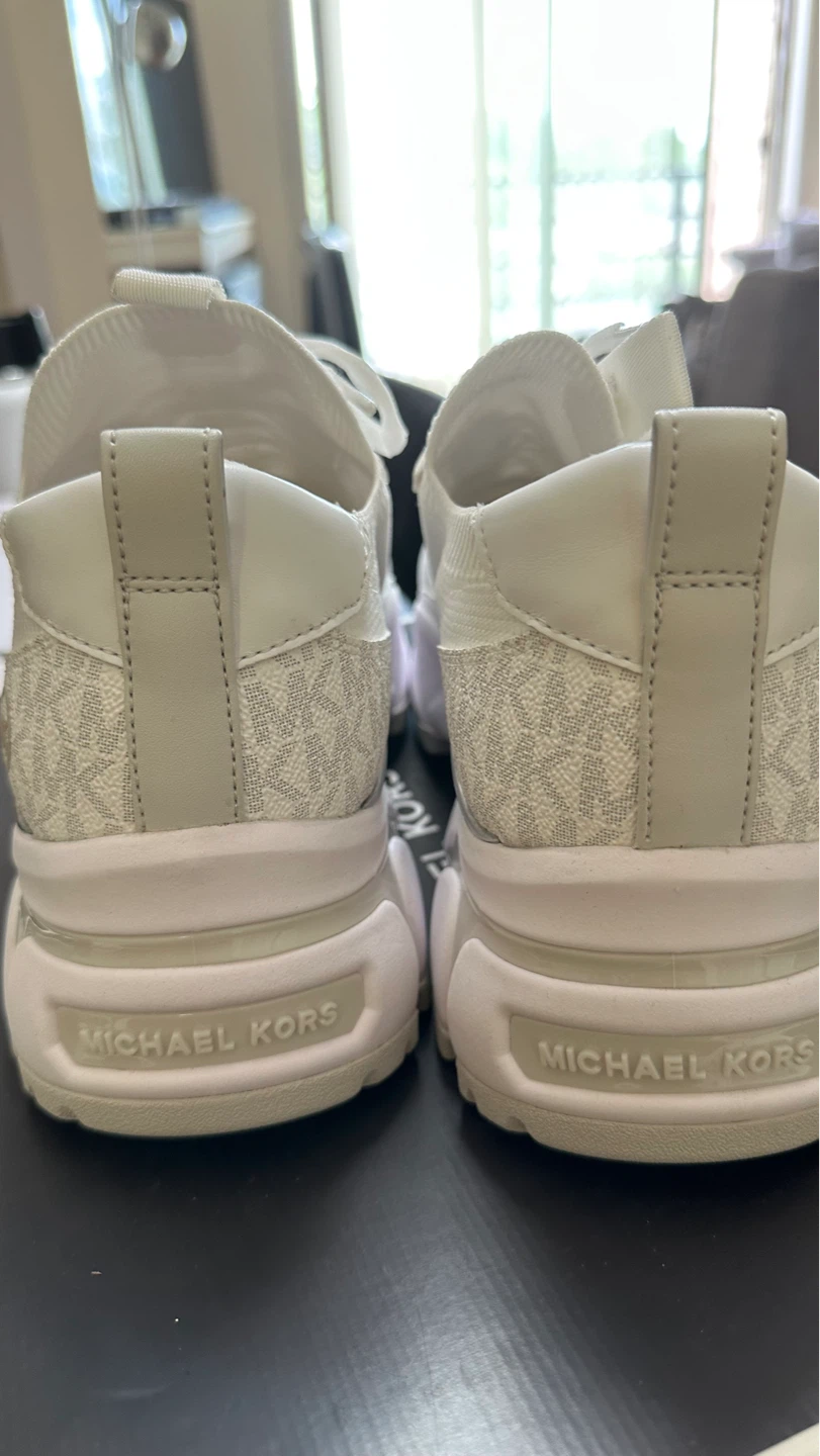 Michael Kors Darius Knit Trainer Sneakers White US 13 - photo 3