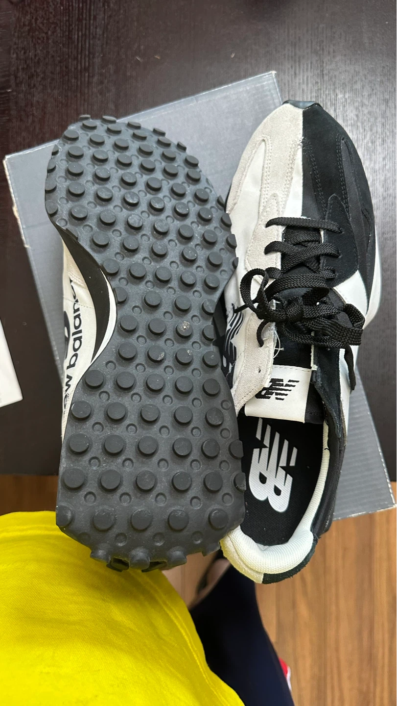 New Balance MS327BTK Men's Black/White Lifestyle Shoes Size 12 - photo 4