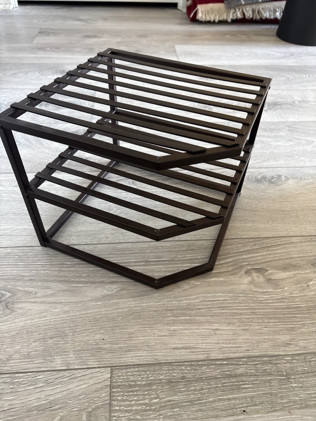 2-Tier Metal Storage Shelf