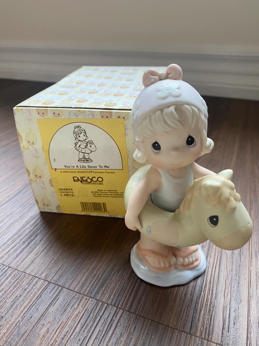 Precious Moments "You're A Life Saver To Me" Figurine ⚽️