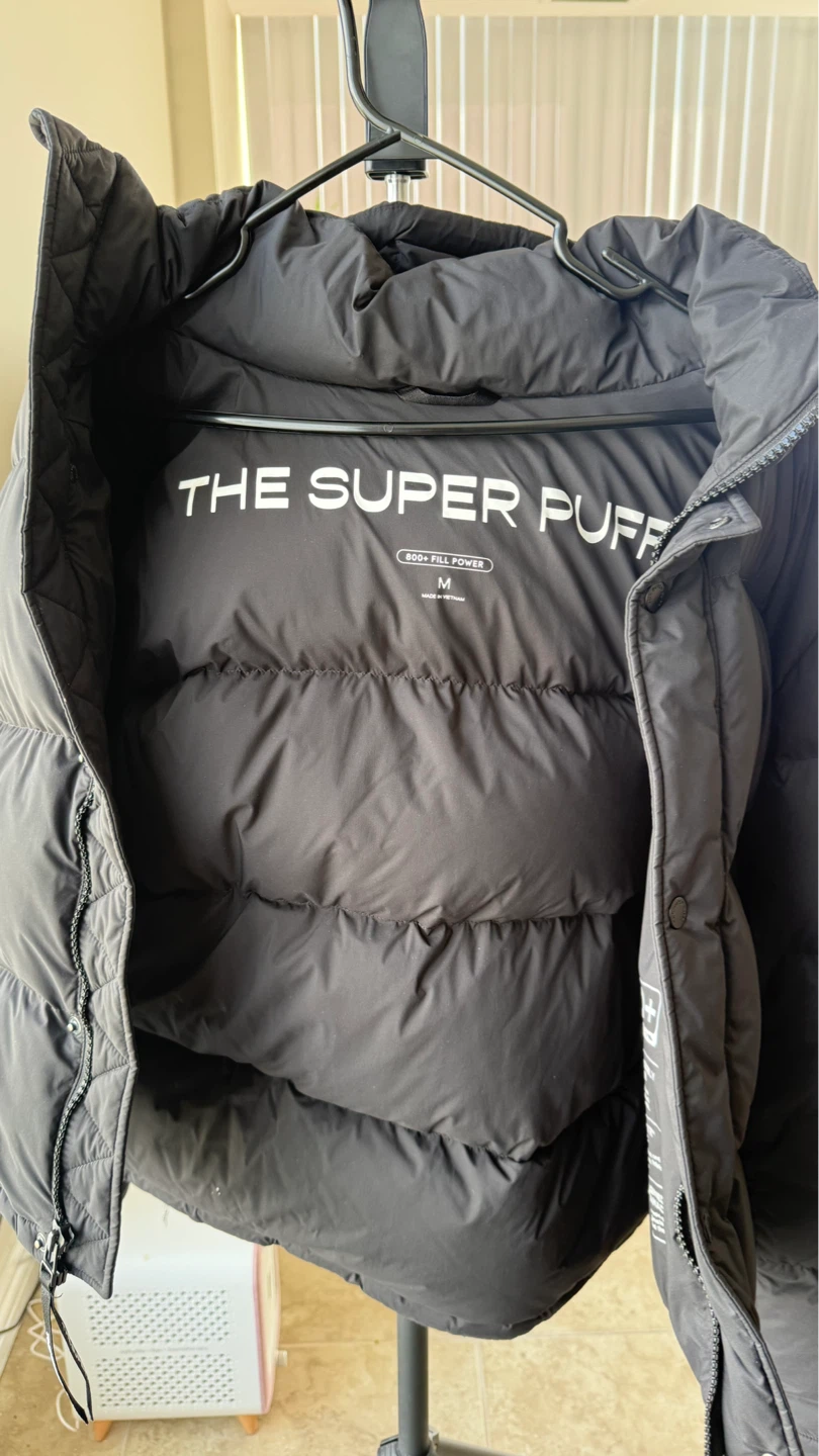 Aritzia The Super Puff Shorty Black Puffer Jacket Size M