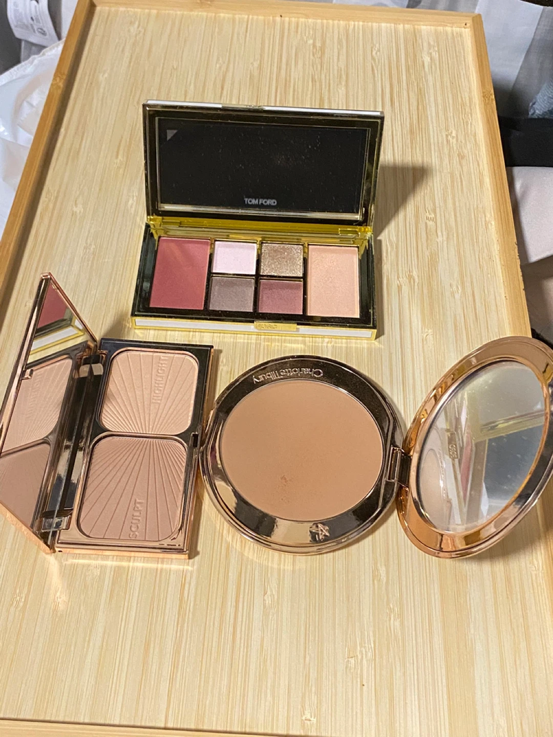 Assorted Makeup Palettes and Compacts