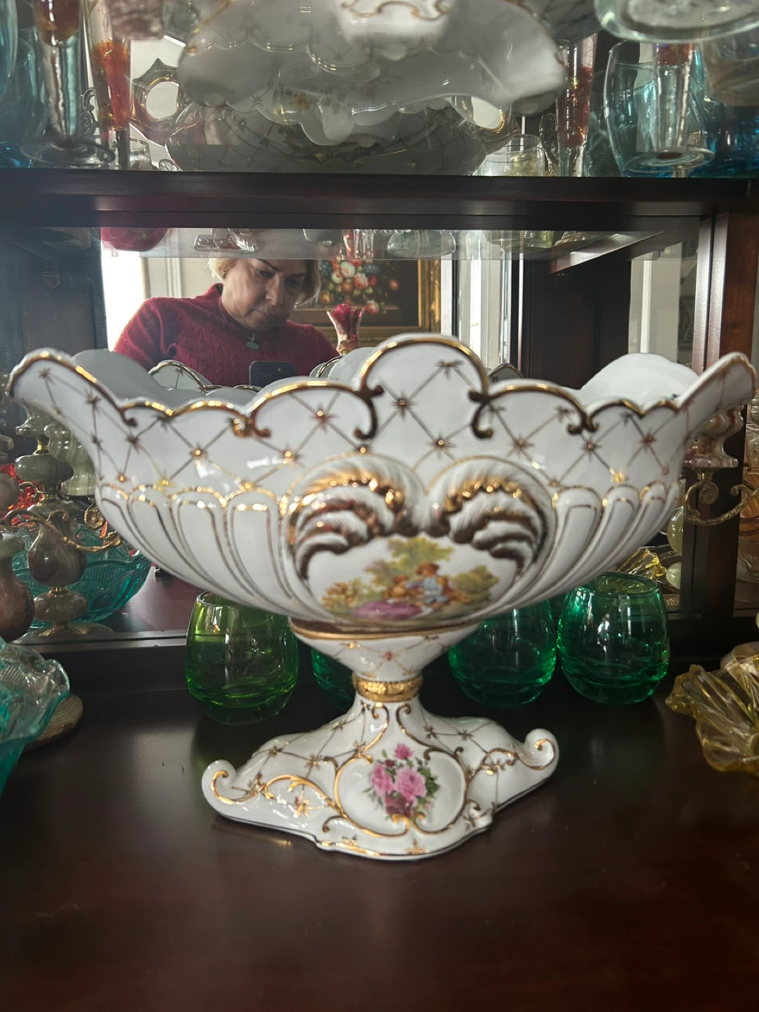 Decorative Footed Bowl with Lid - photo 3