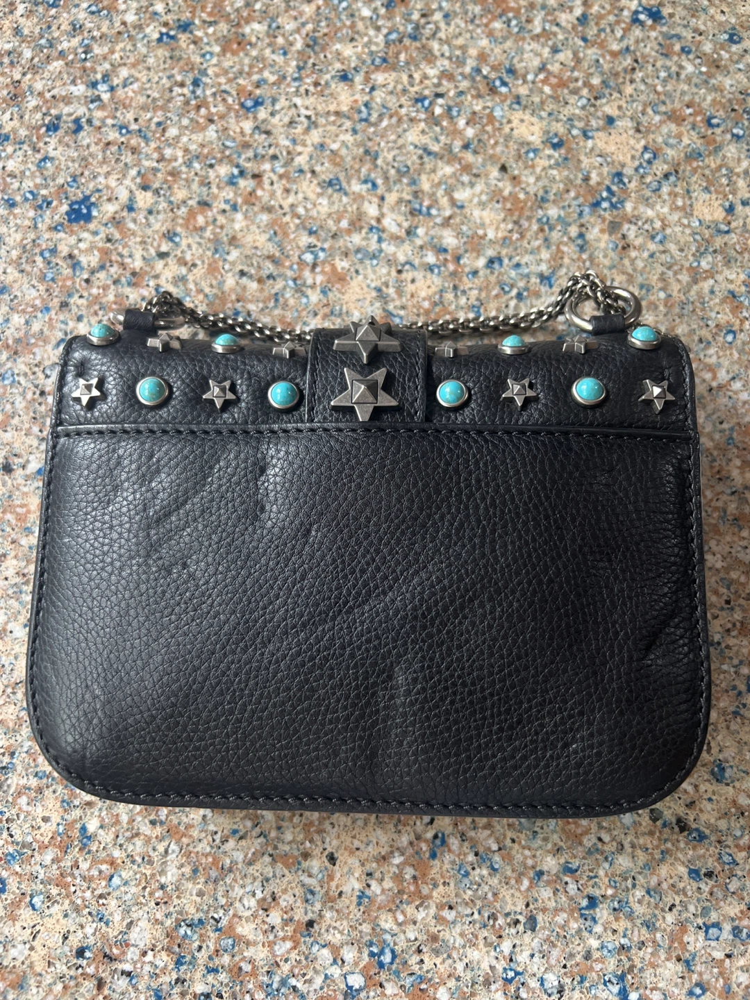 Original and authentic Valentino Garavani Black Leather bag - photo 3