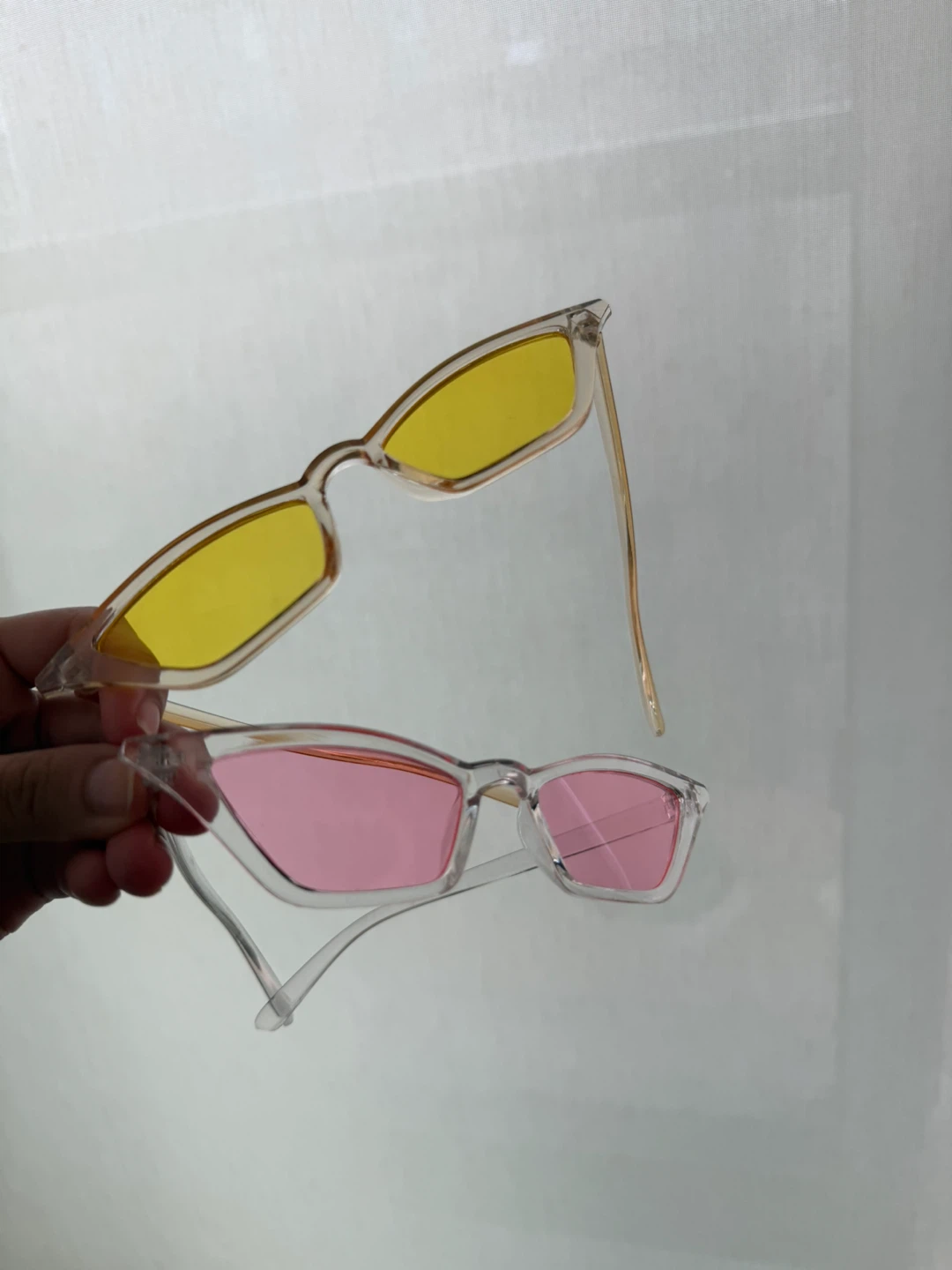 2 Pairs of Sunglasses - Pink and Yellow Lenses - photo 2