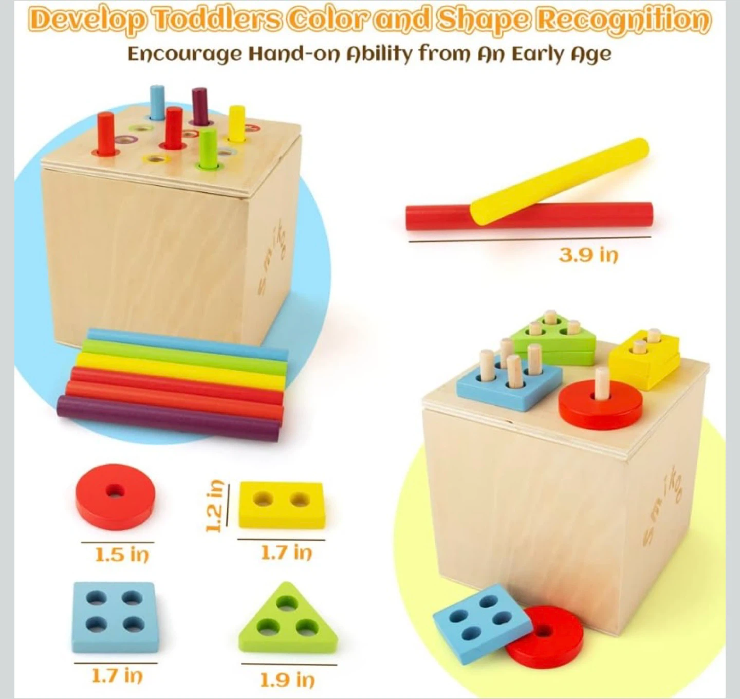 New 5 in 1  Wooden Montessori Toy - photo 3