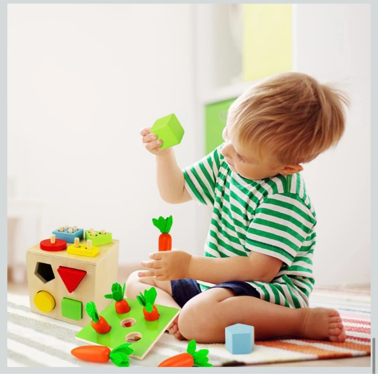 New 5 in 1  Wooden Montessori Toy - photo 2