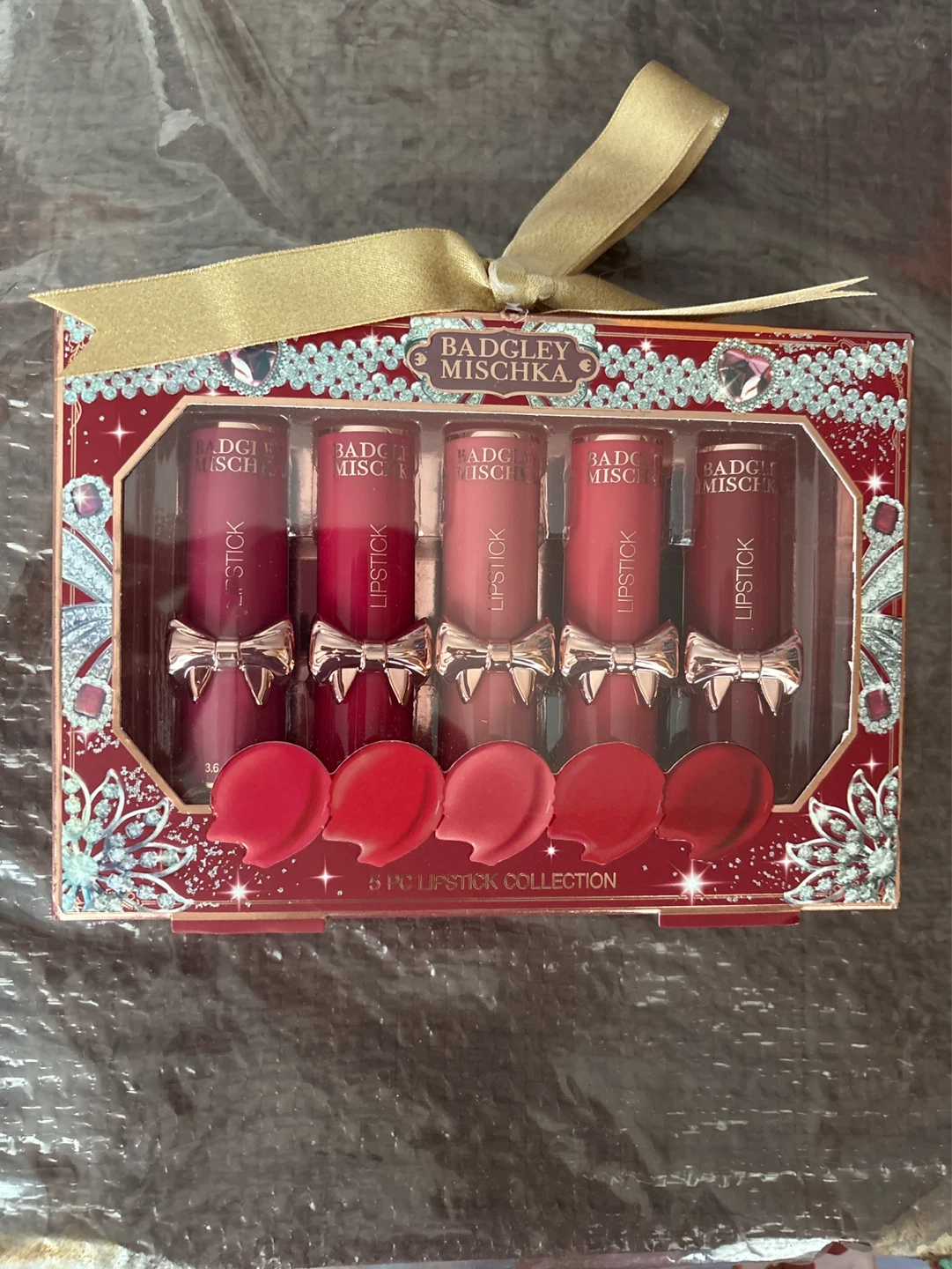 ⚽️ Badgley Mischka 5 Pc Lipstick Collection Set