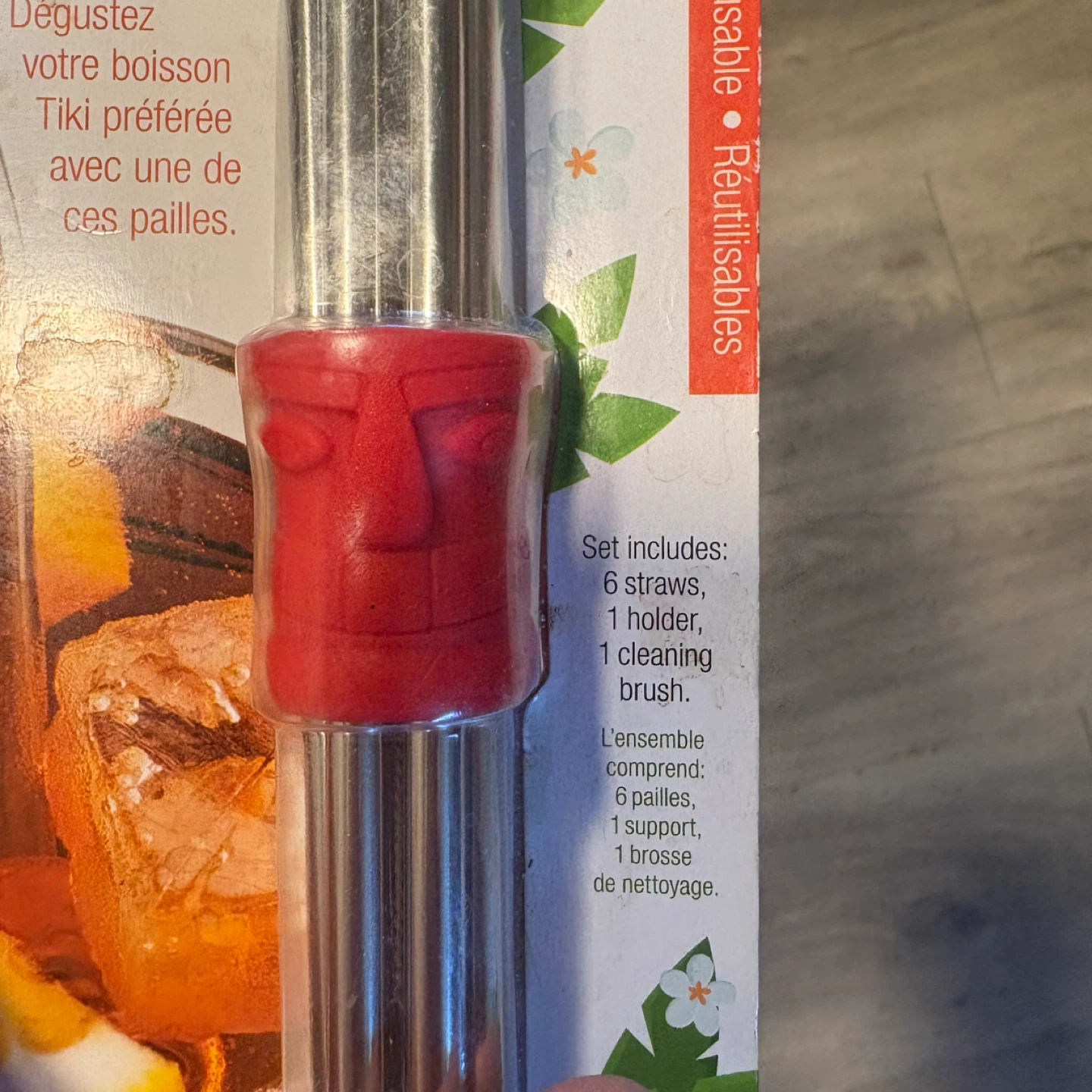 Joie Stainless Steel Tiki Straws Set - photo 3