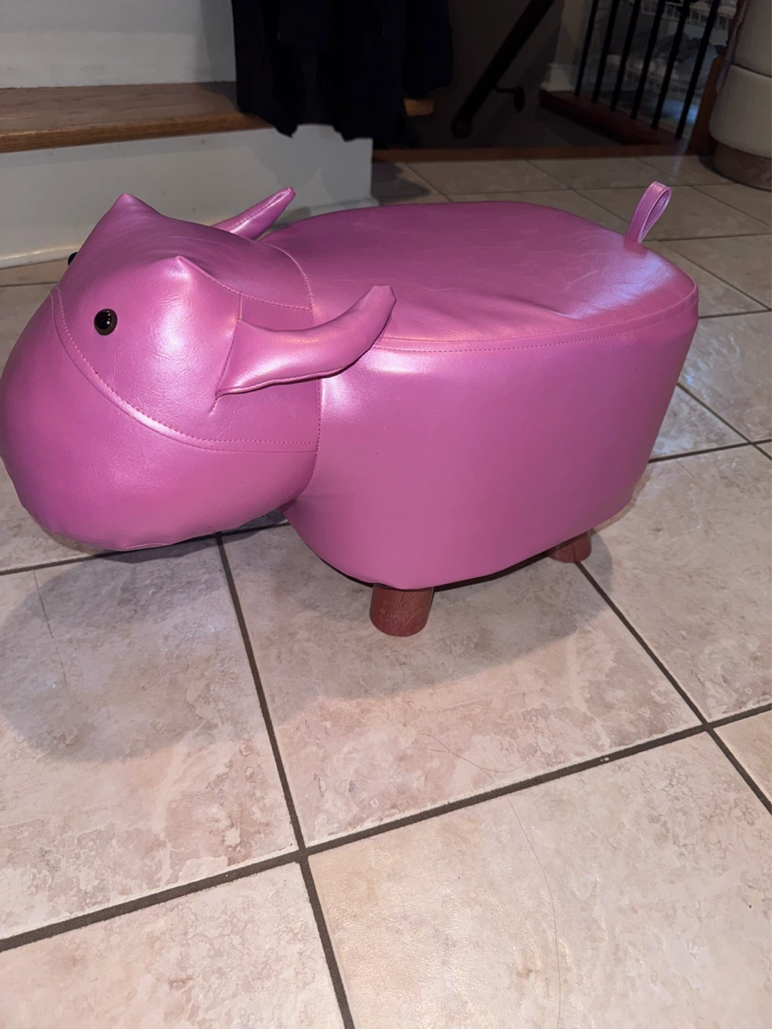 Pink Animal Ottoman - photo 2