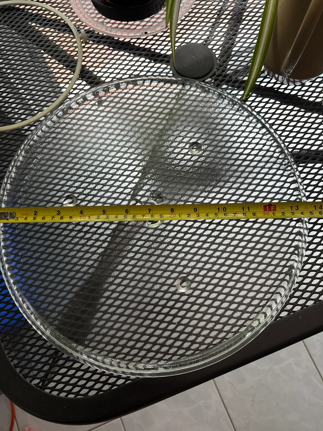 2 Microwave Glass Turntable Plates and 1 roller ring