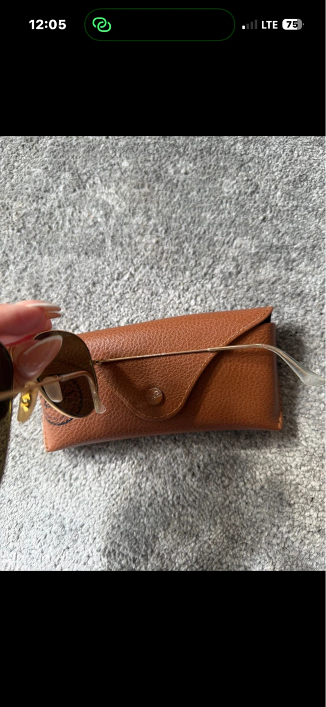 **Authentic**Ray-Ban Aviator Sunglasses with Case - photo 2