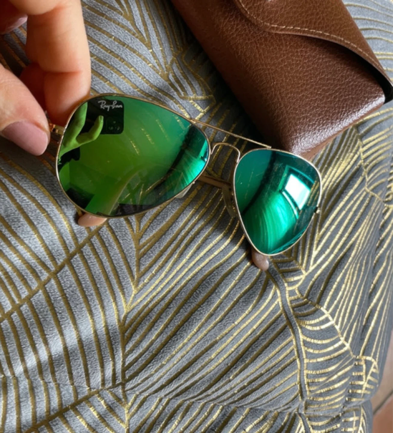 **Authentic**Ray-Ban Aviator Sunglasses with Case - photo 4