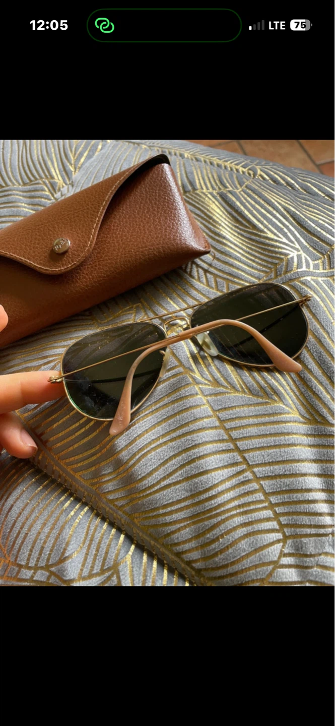 **Authentic**Ray-Ban Aviator Sunglasses with Case - photo 3